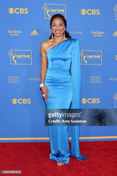 Nischelle Turner attends the 49th Daytime Emmy Awards at Pasadena Convention Center on June 24, 2022 in Pasadena, California.