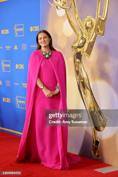 Drew Barrymore attends the 49th Daytime Emmy Awards at Pasadena Convention Center on June 24, 2022 in Pasadena, California.