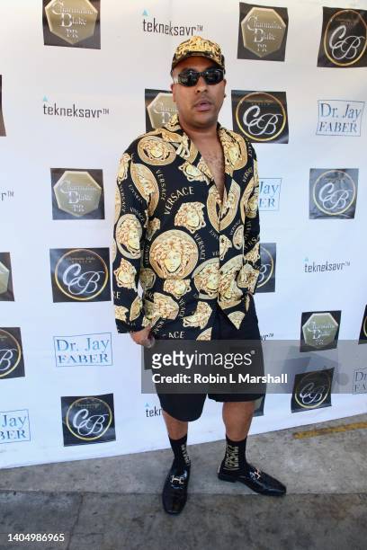 Mister Lewis attends the Charmaine Blake Pre-BET Party to Benefit The Faber Ryan Youth Foundation at Attitude Lounge on June 24, 2022 in Los Angeles,...