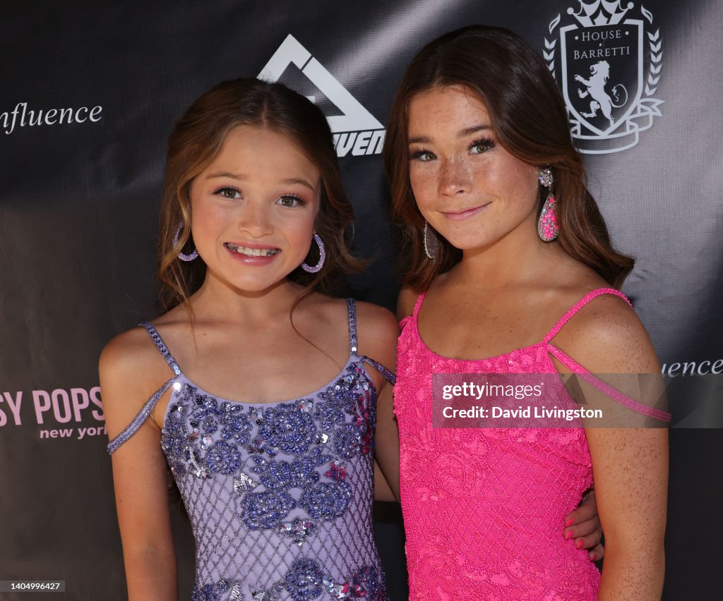 Peyton Wesson and Lyla Wesson attend the STR8UPDRIVEN VidCon Kickoff