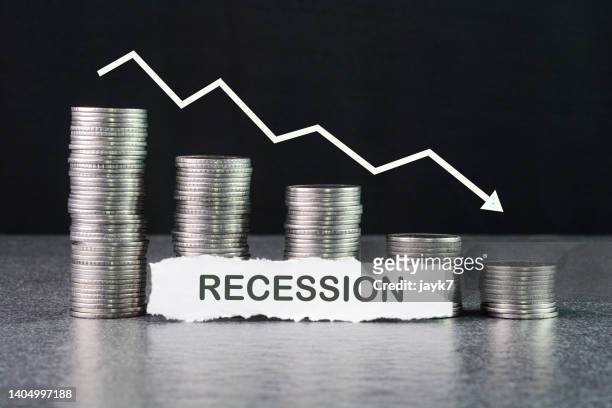 recession - deflación economía fotografías e imágenes de stock