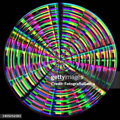 Concentric multi colored rays Concentric multi colored rays