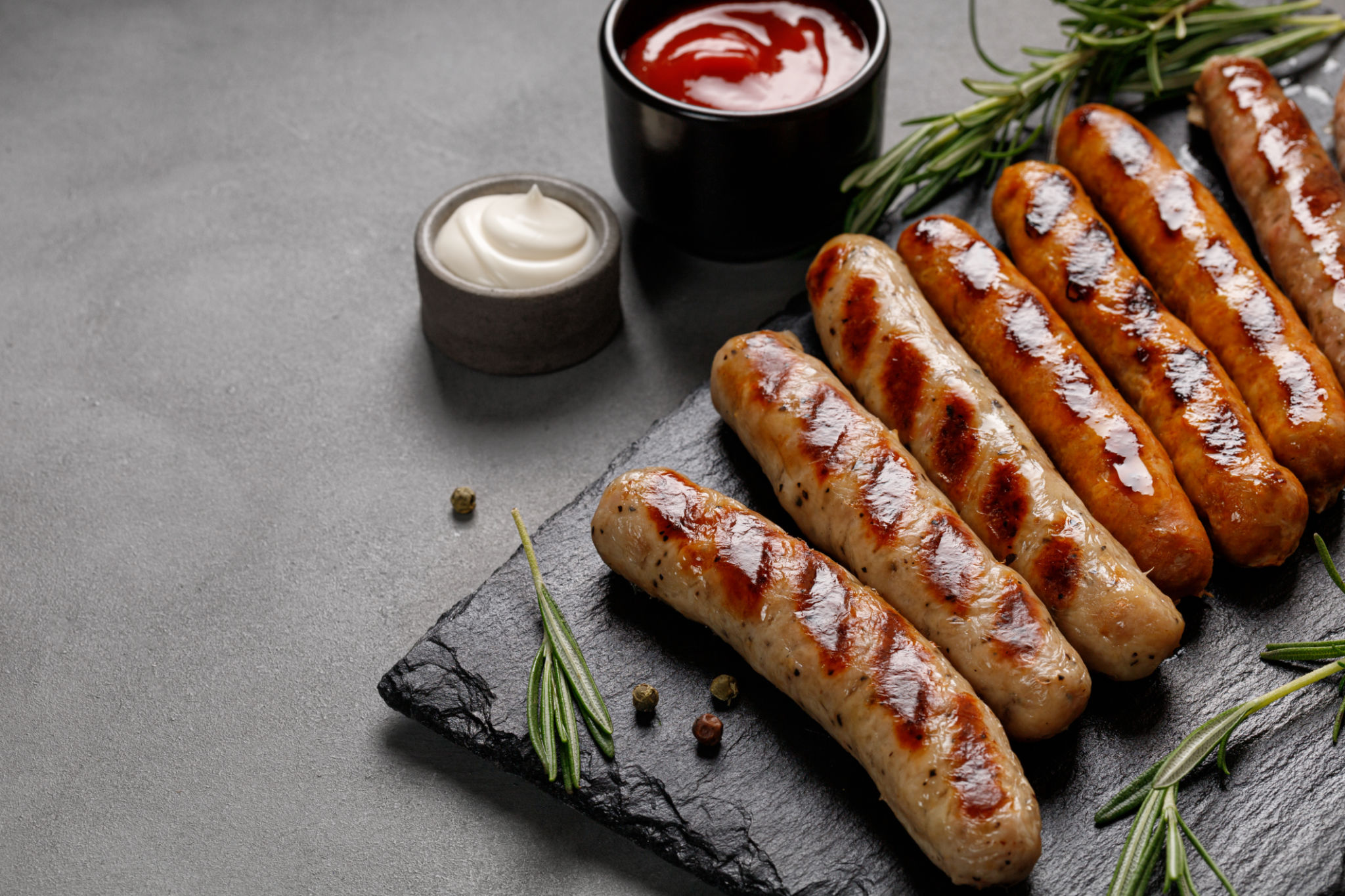 variety of sausages
