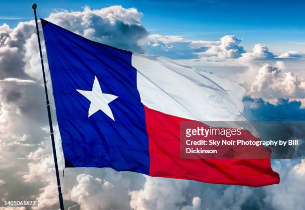 flag of texas - texas star stock pictures, royalty-free photos & images