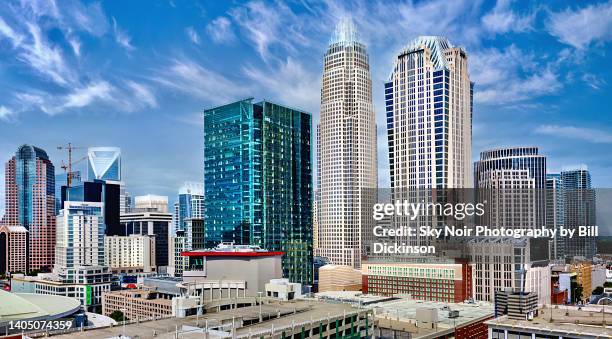 charlotte nc uptown day - 北卡羅萊納州 個照片及圖片檔