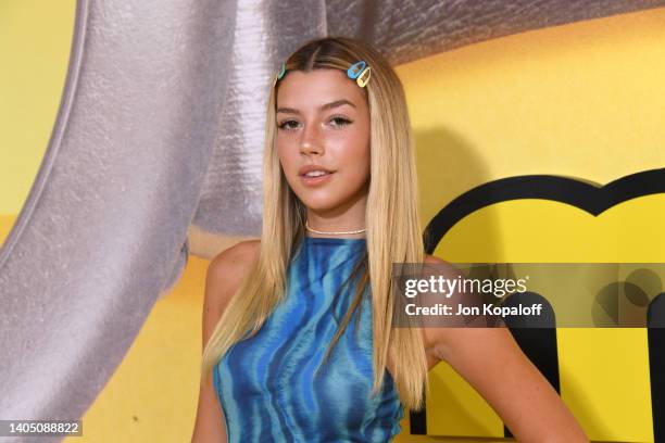 Sissy Sheridan attends Illumination and Universal Pictures' "Minions: The Rise of Gru" Los Angeles premiere at TCL Chinese Theatre on June 25, 2022...
