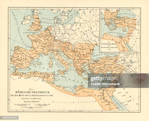 Long Roman Map Roman Empire Map Photos and Premium High Res Pictures - Getty Images