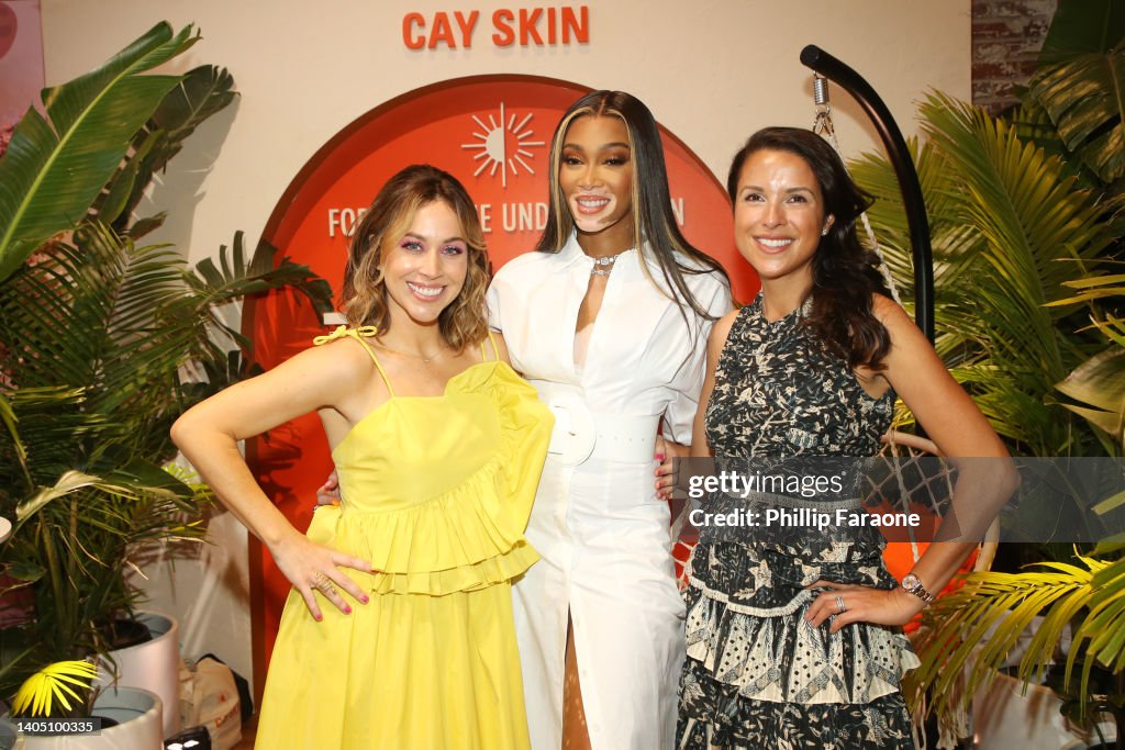 Jaclyn Johnson, Winnie Harlow, and Cassandra Devor attend the Create