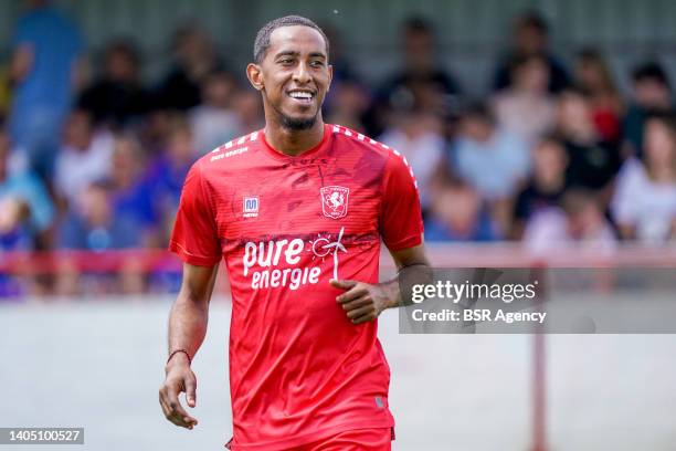 Joshua Brenet of FC Twente during the Preseason Friendly Match match between Bon Boys and FC Twente at Sportpark De Greune on June 25, 2022 in...