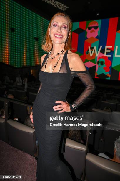 Actress Andrea Sawatzki attends the world premiere of the new Constantin Film movie "Freibad" during the Filmfest Muenchen at Astor Filmlounge on...