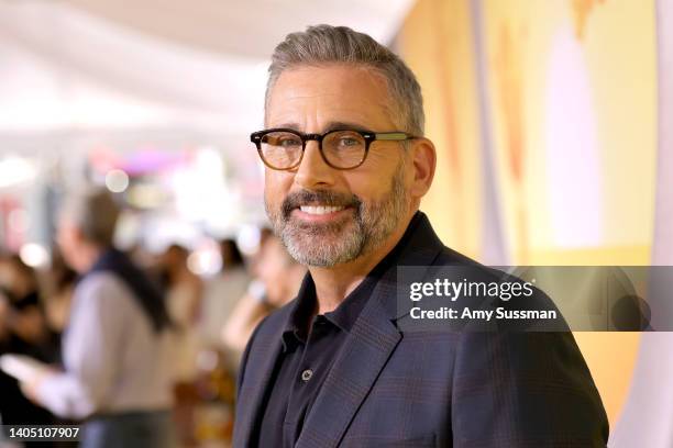 Steve Carell attends Illumination and Universal Pictures' "Minions: The Rise of Gru" Los Angeles premiere on June 25, 2022 in Hollywood, California.