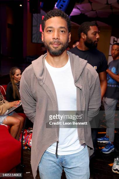 Jussie Smollett attends the Radio Remote Room for BET Awards 2022 at The Conga Room at L.A. Live on June 25, 2022 in Los Angeles, California.