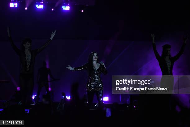 The group Fangoria at the 30th anniversary concert of Cadena 100, at the Wanda Metropolitano, on 25 June, 2022 in Madrid, Spain. The radio station...