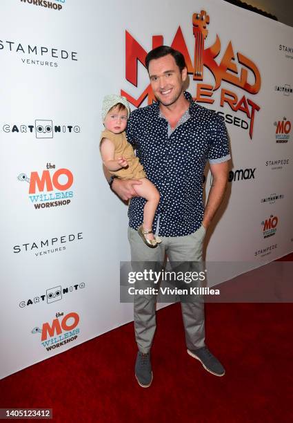 Owain Yeoman attends Mo Willems presents "Naked Mole Rat Gets Dressed: The Underground Rock Experience" premiere screening on June 25, 2022 in Los...