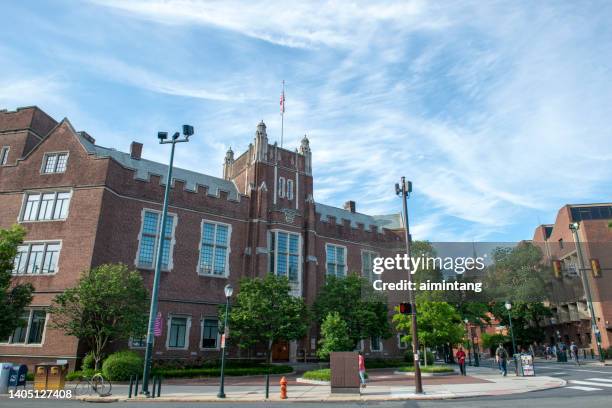 fisher-bennett hall in upenn campus - university of pennsylvania stock pictures, royalty-free photos & images