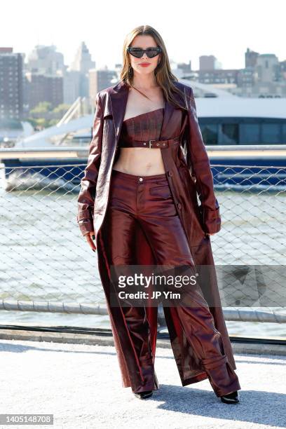 Julia Fox attends MADE Class of 2022 Group Show at Brooklyn Bridge Park on June 25, 2022 in New York City.