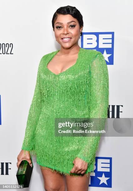 Taraji P. Henson attends Dinner with Taraji P. Henson hosted by the BET Awards at Citizen News Hollywood on June 25, 2022 in Los Angeles, California.