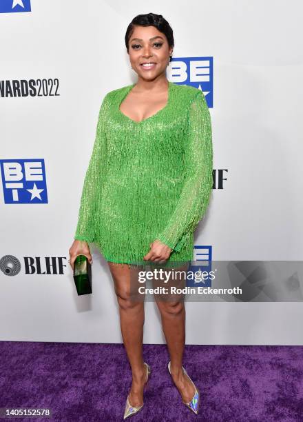 Taraji P. Henson attends Dinner with Taraji P. Henson hosted by the BET Awards at Citizen News Hollywood on June 25, 2022 in Los Angeles, California.