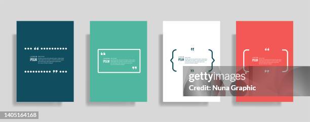 quote design bubble vector - round comma stock illustrations