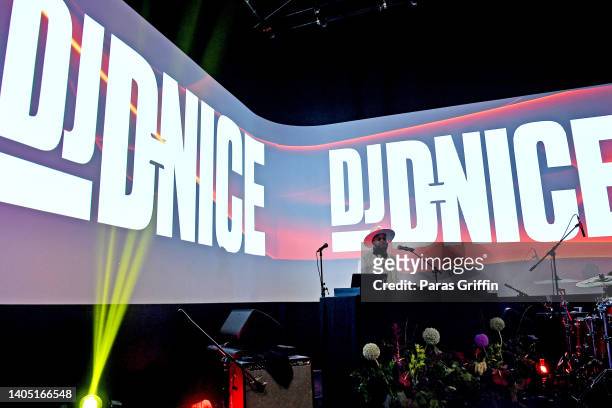 Nice performs onstage at House Of BET on June 25, 2022 in Los Angeles, California.