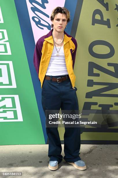 Cruz Beckham attends the Kenzo Menswear Spring Summer 2023 show as part of Paris Fashion Week on June 26, 2022 in Paris, France.