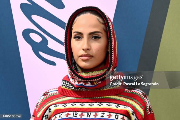 Snoh Aalegra attends the Kenzo Menswear Spring Summer 2023 show as part of Paris Fashion Week on June 26, 2022 in Paris, France.