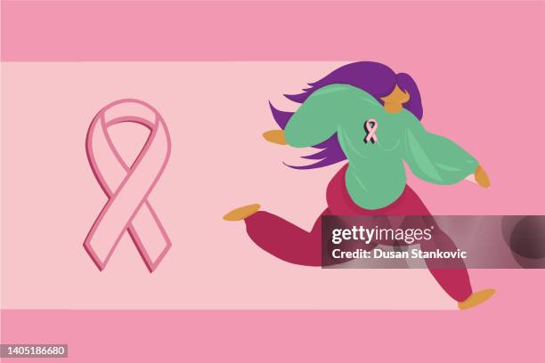 world breast cancer awareness - oncology abstract stock illustrations