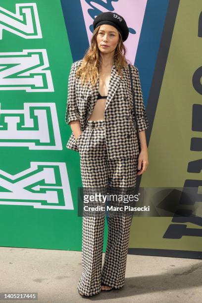 Actress Jessica Biel attends the Kenzo Menswear Spring Summer 2023 show as part of Paris Fashion Week on June 26, 2022 in Paris, France.
