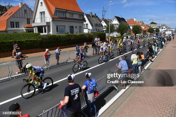 Quinten Hermans of Belgium and Team Intermarché - Wanty - Gobert Matériaux, Gianni Vermeersch of Belgium and Team Alpecin Fenix, Oliver Naesen of...