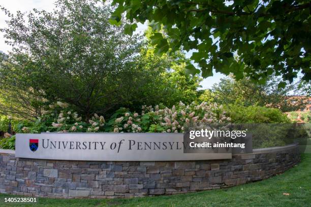 sign of upenn - university of pennsylvania 個照片及圖片檔