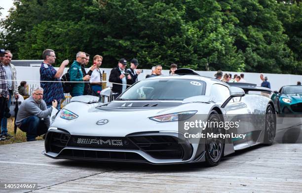 The Mercedes AMG One seen at Goodwood Festival of Speed 2022 on June 23rd in Chichester, England. The annual automotive event is hosted by Lord March...