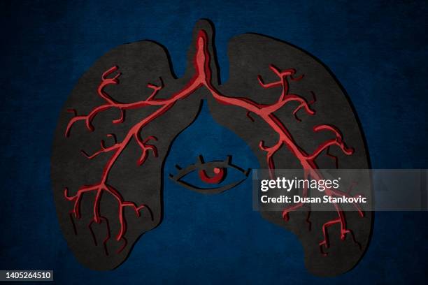 world lung cancer day - fighting virus stock illustrations