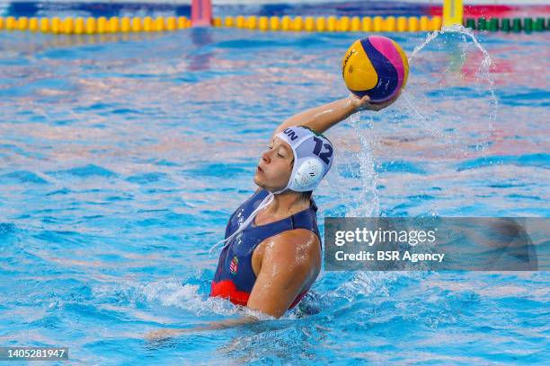 Krisztina Garda of Hungary during the FINA World Championships Budapest 2022 1/8 final match Hungary v Argentina on June 26, 2022 in Budapest, Hungary