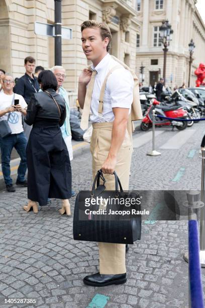 Will Poulter attends the Thom Browne Menswear Spring Summer 2023 show as part of Paris Fashion Week on June 26, 2022 in Paris, France.