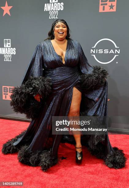 Lizzo attends the 2022 BET Awards at Microsoft Theater on June 26, 2022 in Los Angeles, California.