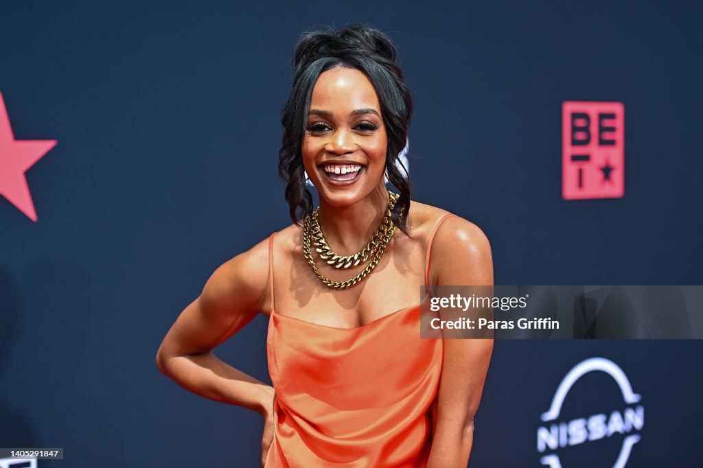 Rachel Lindsay attends the 2025 BET Awards at Microsoft Theater on
