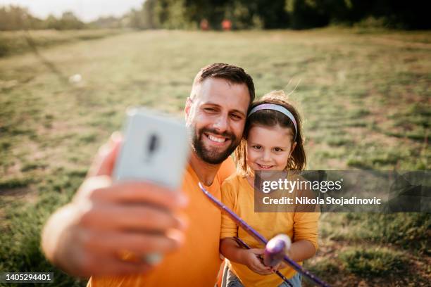 i love selfie with you daddy - worry free stock pictures, royalty-free photos & images