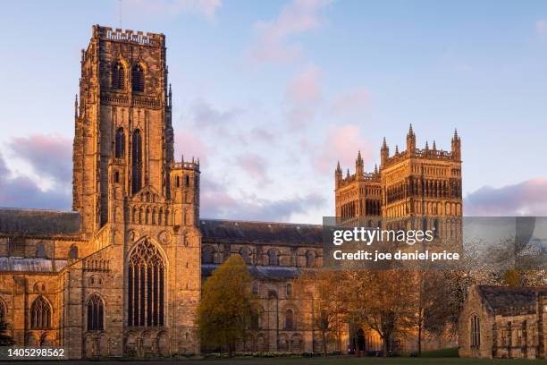 durham cathedral, durham university, durham, england - durham england stock-fotos und bilder