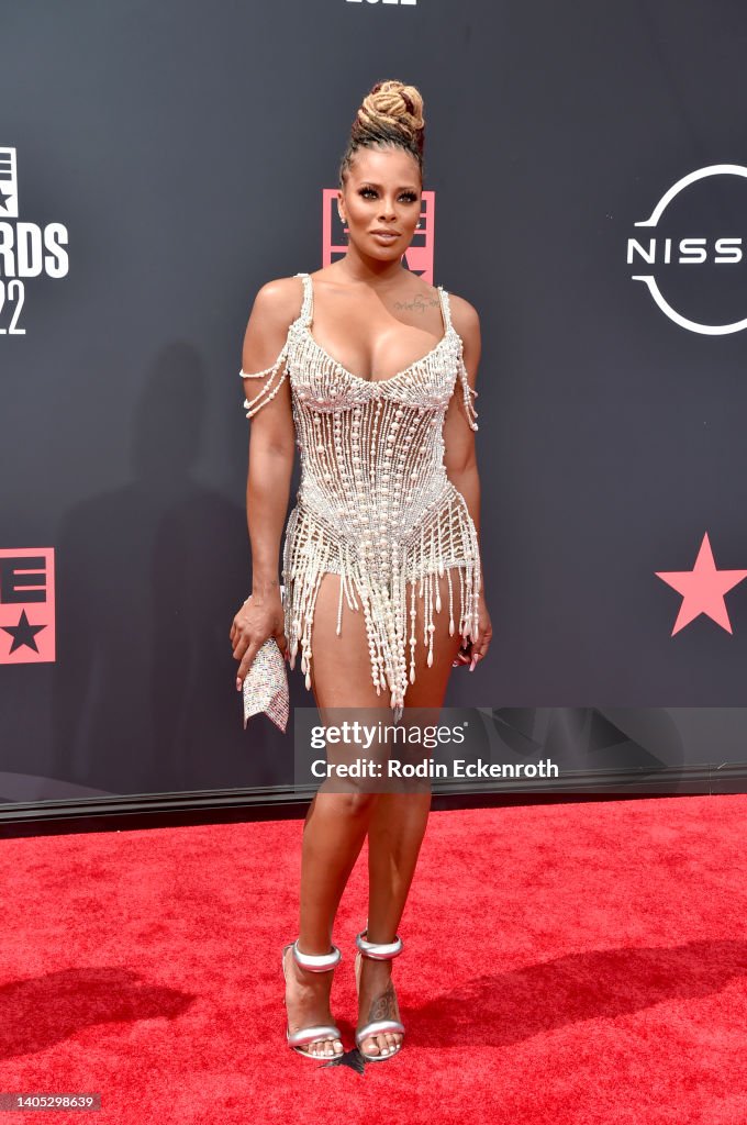 Eva Marcille attends the 2025 BET Awards at Microsoft Theater on June