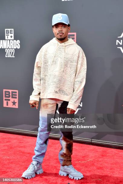 Chance the Rapper attends the 2022 BET Awards at Microsoft Theater on June 26, 2022 in Los Angeles, California.