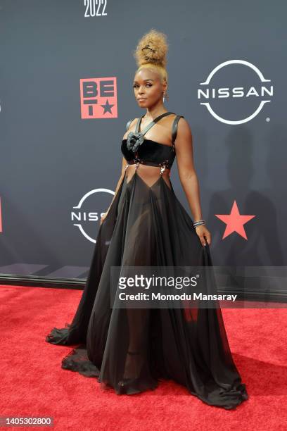 Janelle Monáe attends the 2022 BET Awards at Microsoft Theater on June 26, 2022 in Los Angeles, California.