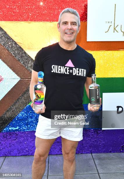 Andy Cohen attends celeb-filled Pride Day celebration with MUJEN SPIRITS and DE-NADA TEQUILA at The Skylark on June 26, 2022 in New York City.