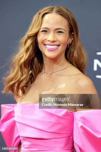 Paula Patton attends the 2022 BET Awards at Microsoft Theater on June 26, 2022 in Los Angeles, California.