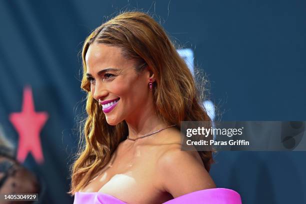 Paula Patton attends the 2022 BET Awards at Microsoft Theater on June 26, 2022 in Los Angeles, California.