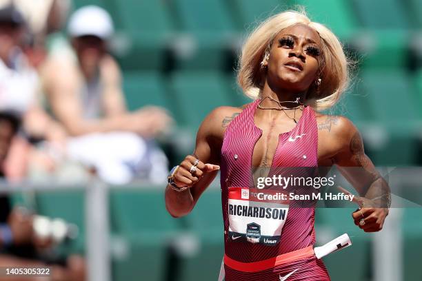 Shacarri Richardson Photos and Premium High Res Pictures - Getty Images