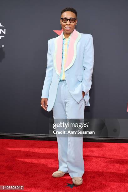 Lena Waithe attends the 2022 BET Awards at Microsoft Theater on June 26, 2022 in Los Angeles, California.