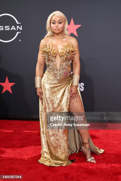 Blac Chyna attends the 2022 BET Awards at Microsoft Theater on June 26, 2022 in Los Angeles, California.