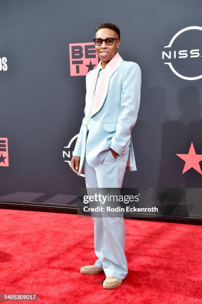 Lena Waithe attends the 2022 BET Awards at Microsoft Theater on June 26, 2022 in Los Angeles, California.