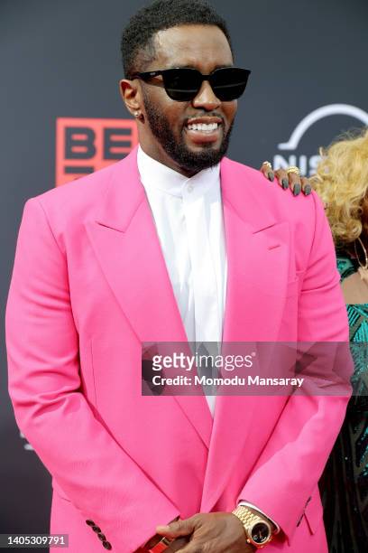 Sean "Diddy" Combs attends the 2022 BET Awards at Microsoft Theater on June 26, 2022 in Los Angeles, California.