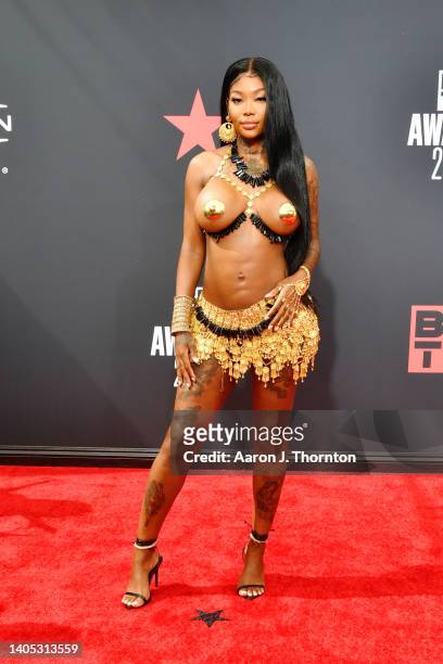 Summer Walker attends the 2022 BET Awards at Microsoft Theater on June 26, 2022 in Los Angeles, California.